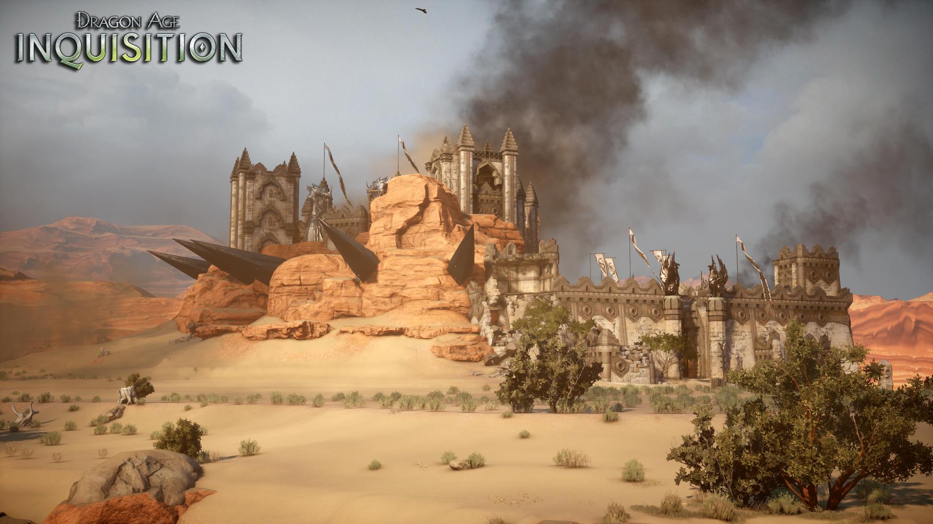 Dragon age inquisition будет гореть. Крепость Скайхолд Dragon age Inquisition. Крепость Адамант Dragon age Inquisition. Dragon age крепость Адамант. Драгон эйдж инквизиция Скриншоты.